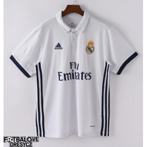 Real Madrid 2016-2017 Retro Domácí Dres Krátký Rukáv Real Madrid 2016-2017 Retro Domácí Dres Krátký Rukáv
